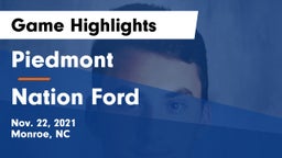 Piedmont  vs Nation Ford  Game Highlights - Nov. 22, 2021