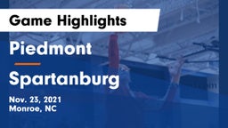 Piedmont  vs Spartanburg  Game Highlights - Nov. 23, 2021