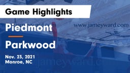 Piedmont  vs Parkwood  Game Highlights - Nov. 23, 2021