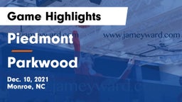 Piedmont  vs Parkwood  Game Highlights - Dec. 10, 2021