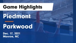 Piedmont  vs Parkwood  Game Highlights - Dec. 17, 2021