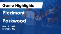 Piedmont  vs Parkwood  Game Highlights - Dec. 6, 2022