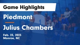 Piedmont  vs Julius Chambers  Game Highlights - Feb. 23, 2023
