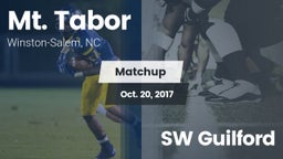 Matchup: Mt. Tabor High vs. SW Guilford 2017