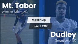 Matchup: Mt. Tabor High vs. Dudley  2017