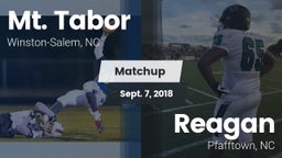 Matchup: Mt. Tabor High vs. Reagan  2018