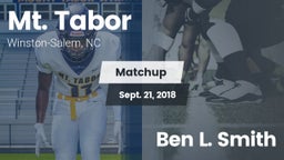 Matchup: Mt. Tabor High vs. Ben L. Smith 2018
