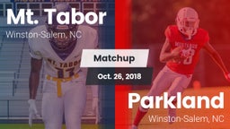 Matchup: Mt. Tabor High vs. Parkland  2018
