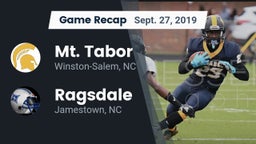 Recap: Mt. Tabor  vs. Ragsdale  2019
