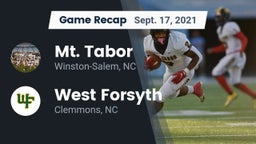 Recap: Mt. Tabor  vs. West Forsyth  2021