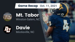 Recap: Mt. Tabor  vs. Davie  2021