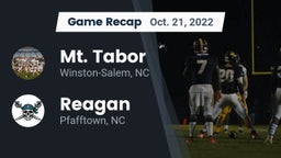 Recap: Mt. Tabor  vs. Reagan  2022