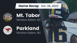 Recap: Mt. Tabor  vs. Parkland  2022