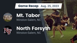 Recap: Mt. Tabor  vs. North Forsyth  2023
