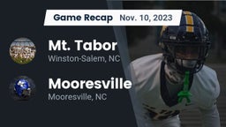 Recap: Mt. Tabor  vs. Mooresville  2023