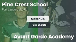 Matchup: Pine Crest High vs. Avant Garde Academy 2016