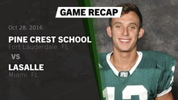 Recap: Pine Crest School vs. LaSalle  2016