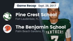 Recap: Pine Crest School vs. The Benjamin School 2017