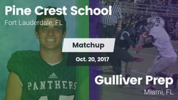Matchup: Pine Crest High vs. Gulliver Prep  2017