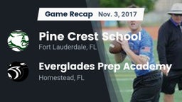 Recap: Pine Crest School vs. Everglades Prep Academy  2017