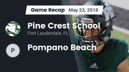 Recap: Pine Crest School vs. Pompano Beach  2018