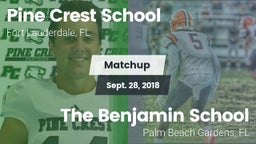 Matchup: Pine Crest High vs. The Benjamin School 2018