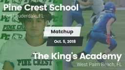 Matchup: Pine Crest High vs. The King's Academy 2018