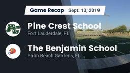 Recap: Pine Crest School vs. The Benjamin School 2019
