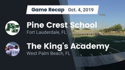 Recap: Pine Crest School vs. The King's Academy 2019