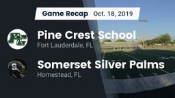 Recap: Pine Crest School vs. Somerset Silver Palms 2019