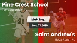 Matchup: Pine Crest High vs. Saint Andrew's  2020