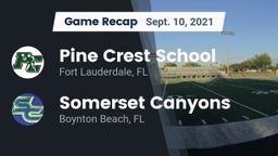 Recap: Pine Crest School vs. Somerset Canyons 2021