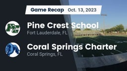 Recap: Pine Crest School vs. Coral Springs Charter  2023