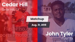 Matchup: Cedar Hill High vs. John Tyler  2018
