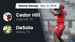 Recap: Cedar Hill  vs. DeSoto  2018