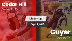 Matchup: Cedar Hill High vs. Guyer  2019