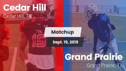 Matchup: Cedar Hill High vs. Grand Prairie  2019