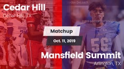 Matchup: Cedar Hill High vs. Mansfield Summit  2019