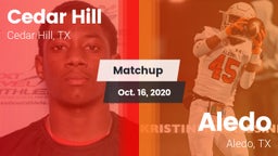 Matchup: Cedar Hill High vs. Aledo  2020