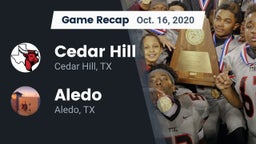 Recap: Cedar Hill  vs. Aledo  2020