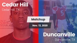 Matchup: Cedar Hill High vs. Duncanville  2020