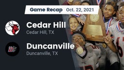 Recap: Cedar Hill  vs. Duncanville  2021