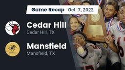 Recap: Cedar Hill  vs. Mansfield  2022