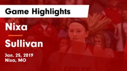 Nixa  vs Sullivan  Game Highlights - Jan. 25, 2019