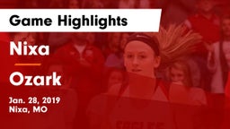Nixa  vs Ozark  Game Highlights - Jan. 28, 2019