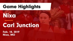 Nixa  vs Carl Junction  Game Highlights - Feb. 18, 2019