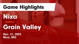 Nixa  vs Grain Valley  Game Highlights - Dec. 21, 2023