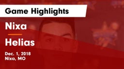 Nixa  vs Helias  Game Highlights - Dec. 1, 2018