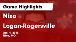 Nixa  vs Logan-Rogersville  Game Highlights - Jan. 4, 2019