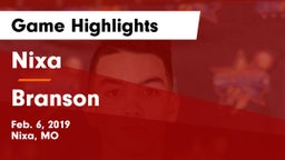 Nixa  vs Branson  Game Highlights - Feb. 6, 2019